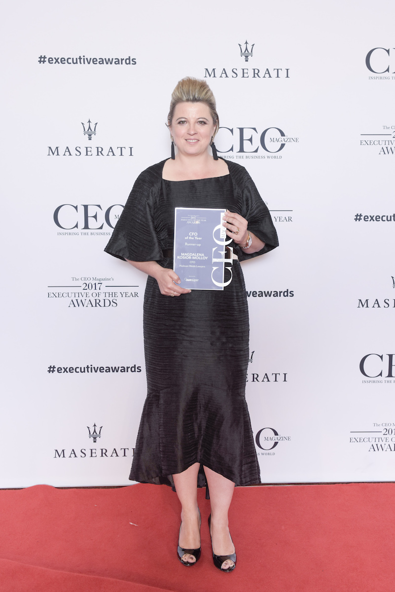 Magdalena Kosior-Molloy, CFO of Holman Webb Lawyers