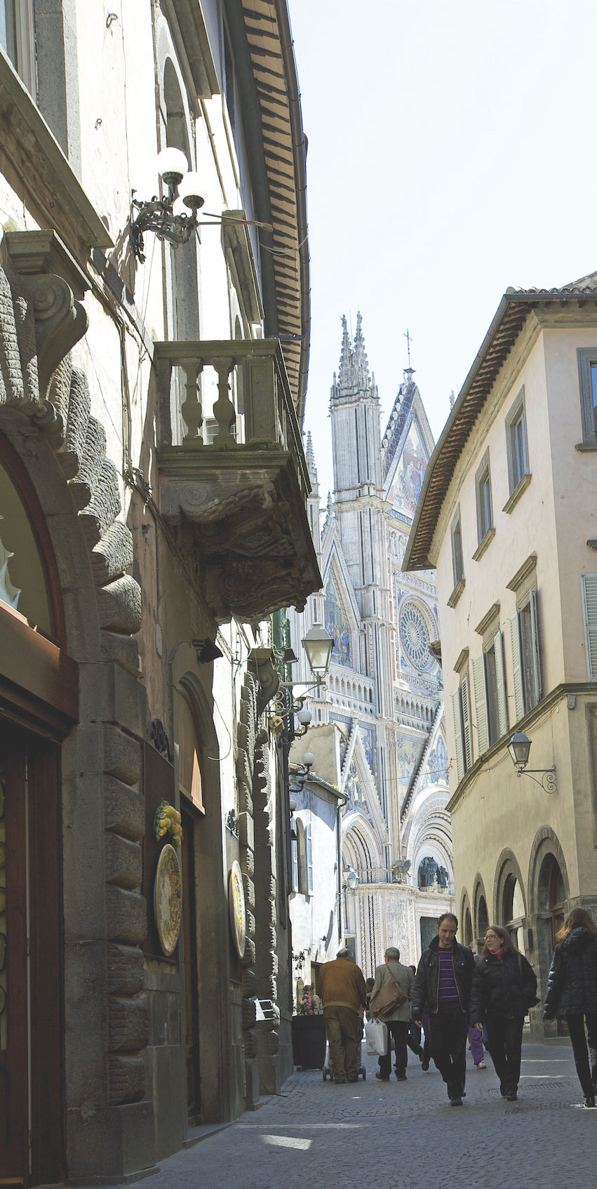 Early morning view over Perugia.